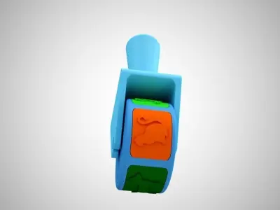 Animal Roller Stamp 3D print model