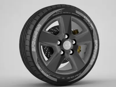 Wheel Kia 6 3D model