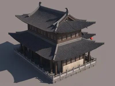 Chinese Ancient  Architecture  3D model