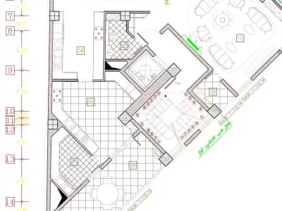Mixed Use Apartment Building with Commercial Ground Floor 3D model
