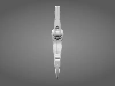 Sci-Fi Mechanical Grappling Hook 3D model