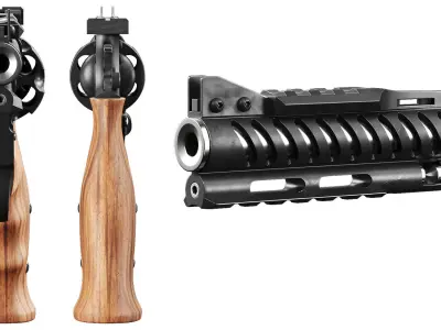 Korth NXS 8-Shot 357 Magnum 3D model