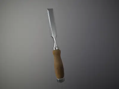 Chisel Game Ready Low-poly 3D model