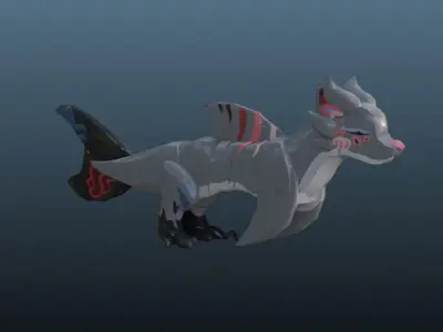 Aryx Kyurai Free low-poly 3D model