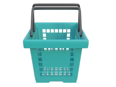 Shopping basket 05 3D model
