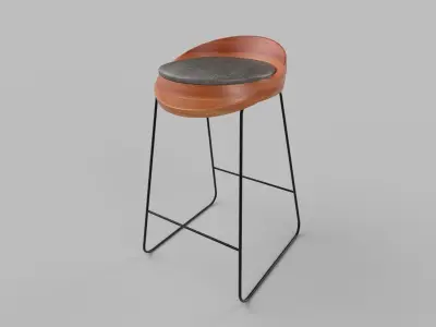 chair Low-poly 3D model