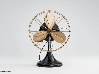 Vintage Fan 3D model