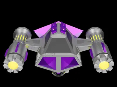 Yin Fighter 3D model