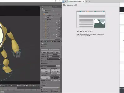 Custom Rigged Mech Low-poly 3D model
