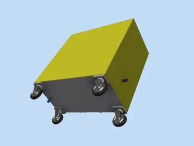 Heated level boiler 3D model
