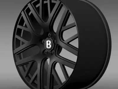 Bentley Continental GT Speed rim 3D model