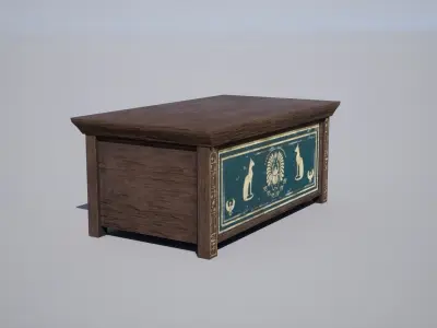 Egyptian Table Low-poly 3D model buy