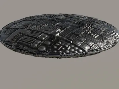 UFO 3D Low-poly 3D model purchase