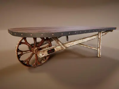 Coffee Table 12 Low-poly 3D model