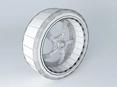 Tuner wheel Free 3D model