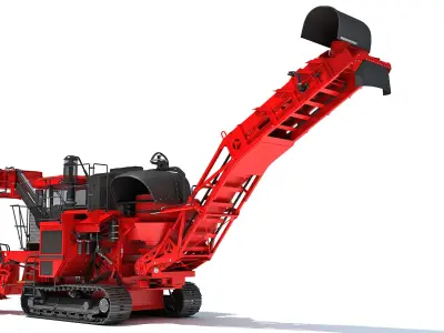 Sugar Cane Harvester 3D model