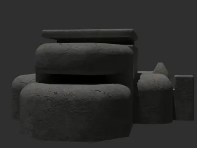 WWII Bunker German Regelbau Atlantic Wall Defense Free 3D model