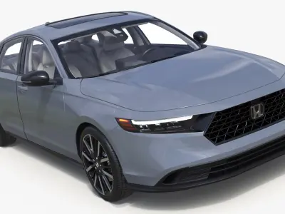 Gray Honda Accord 2025 3D model