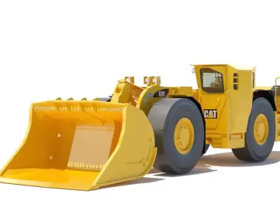 Underground Mining Loader Cat R1600G 3D model