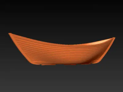 Boat Planter 3D print model