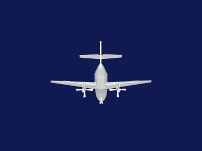 BAE JetStream-31 Low-poly 3D model