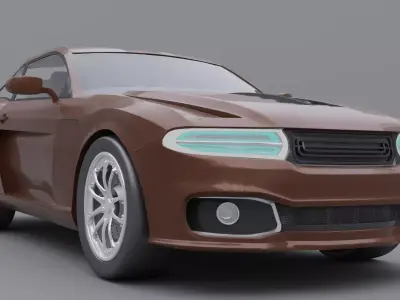 Generic Muscle car Mark 3b 3D model