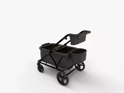 Baby Trend Expedition 2 in 1 Stroller Wagon Plus 3D model