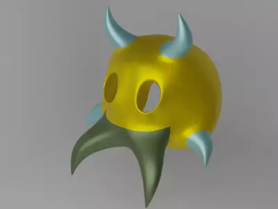 Helmet Creature 3D model