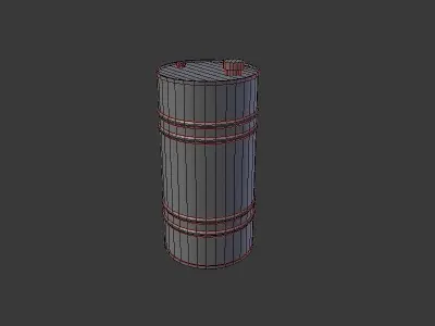 oil tank Free low-poly 3D model buy