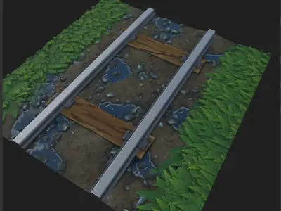 Stylised Railway textures Texture