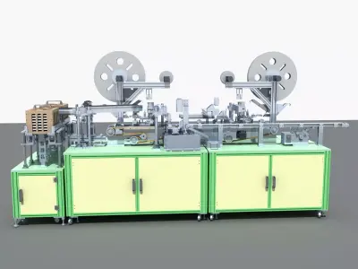 Industrial Equipment 26 - Automatic Cutting and Loading  3D model