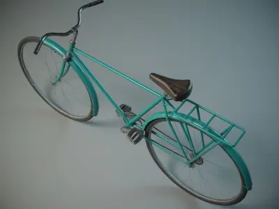 Bicycle PBR Low-poly 3D model
