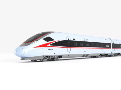 CR300AF High-speed train Model 3D model