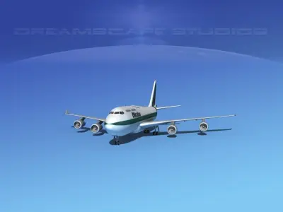 Boeing 747-400 Alitalia 3D model