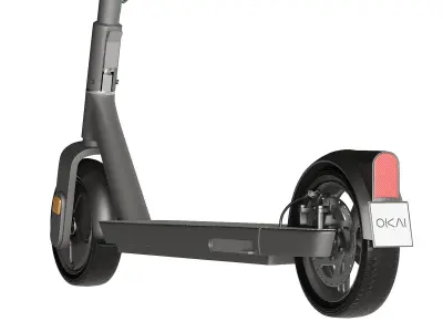 Electric Scooter - Full Process and 3d Models 3D model
