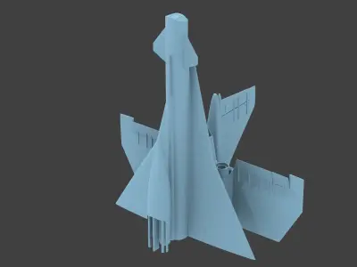 sukhoi t-4 3D print model