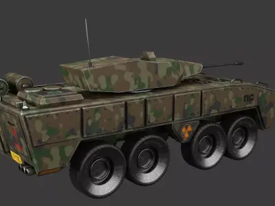 Badger IFV Low-poly 3D model