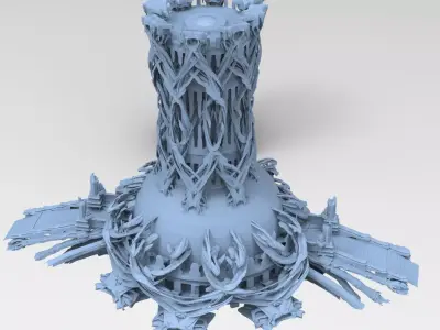 Nightshade prism tower 3 3D model