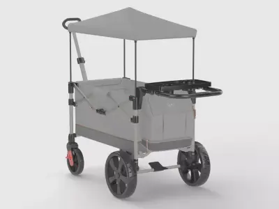 Baby stroller 3D model 3D model 22