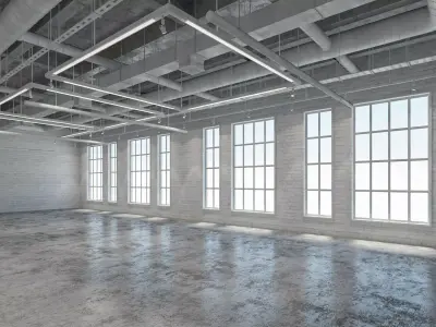 Loft Office interior 8 3D model