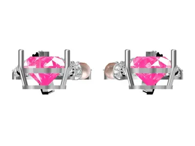 Seahorse Hip Hop Earring 3D print model