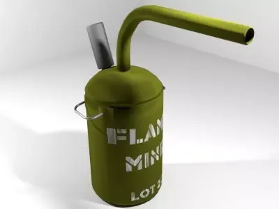 Landmine flame mine 3D model