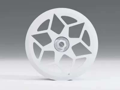 SL061 wheel Low-poly 3D model