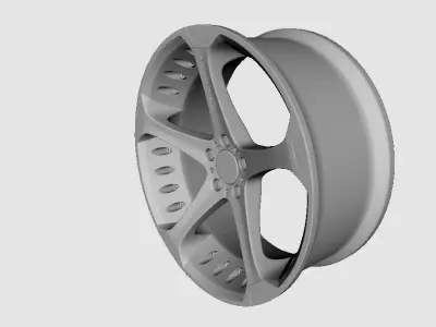 Wheels Giovanna Dalar 20 Black Mach Lip High Offset Free 3D model