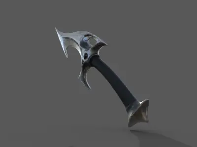 Ancient Harpoon Blade - Game-Ready 3D Weapon  Low-poly 3D model