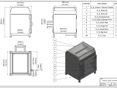 Hybrid Dryer Free 3D model