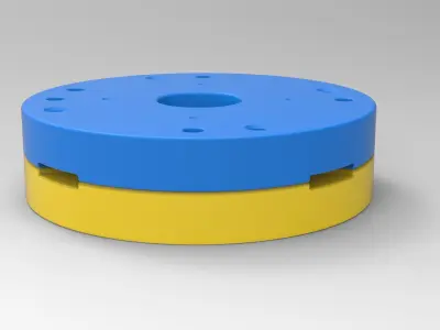 Mold for diecast tire 13 Scale 1 to 10 and 1 to 14 and 1 to 25 3D print model