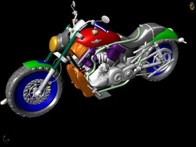 PENDANTS MOTO 3D print model