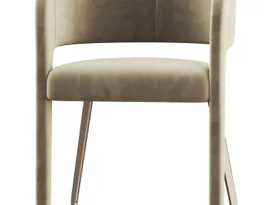 Modern single chair 3D model