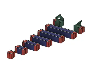 Model Railway OO Gaugemaster GM60 Trix 66602 Accessory Kit 3D print model